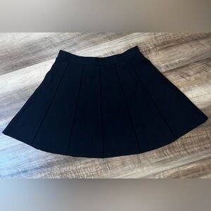 Aritzia Sunday Best Black A-Line Paneled Skirt